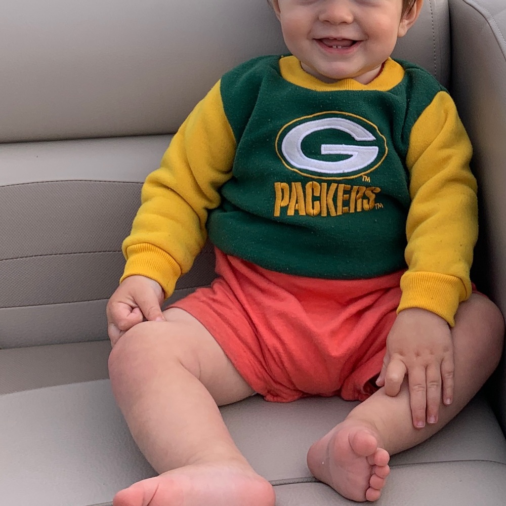 Vintage Baby Green Bay Packers Crew